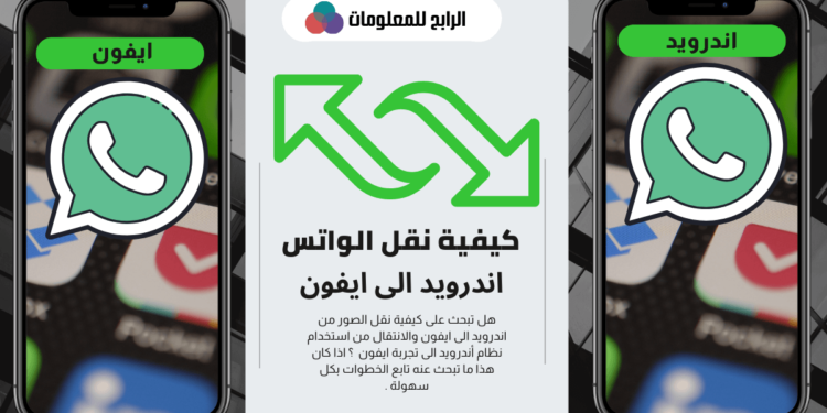 كيفية نقل الواتس من اندرويد الى ايفون ؟ 1 نقل الواتس من اندرويد الى ايفون