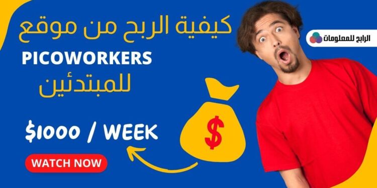 كيفية الربح من موقع picoworkers من الصفر حتئ سحب ارباحك 1 موقع picoworkers
